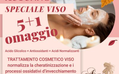Promo Autunno: Trattamento viso 5+1 omaggio